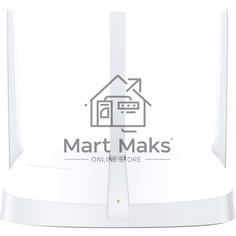 Роутер Mercusys MW306R 300 Mbps Multi-Mode Wireless N Router, 3 × Fixed External Antennas, 3× 10/100 LAN Port, 1× 10/100 WAN Port, 4 in 1- Access Point/Router/Range extender/WISP Mode, WPS/Reset Button, Parental Controls, Guest Network