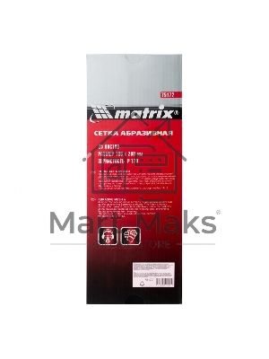 Сетка абразивная Matrix, P 120, 106 х 280 мм, 25 шт.