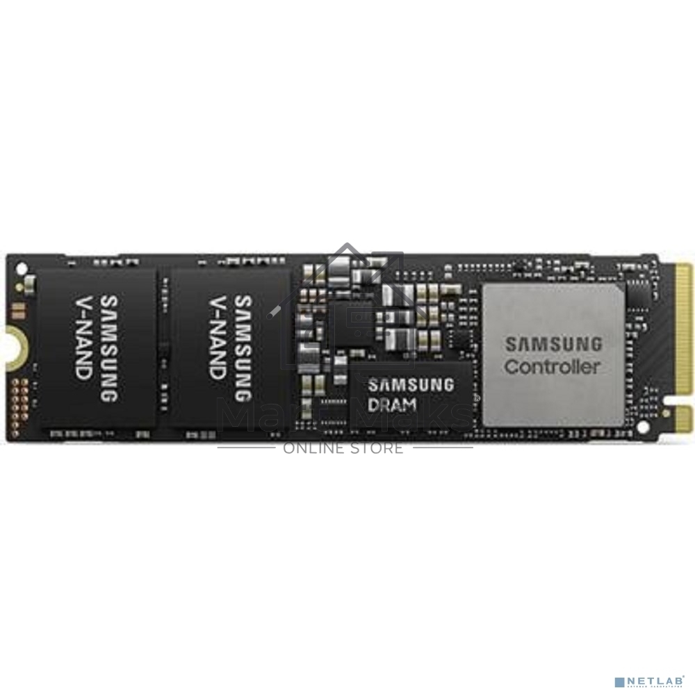 Накопитель SSD Samsung PM9A1 MZVL2256HCHQ-00B00, 256Gb, PCIe 4.0 x4, M.2 2280, NVMe, R/W 6400/2700