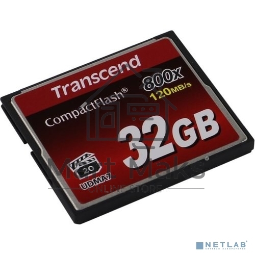 Флеш карта CF 32Gb Transcend, 800X