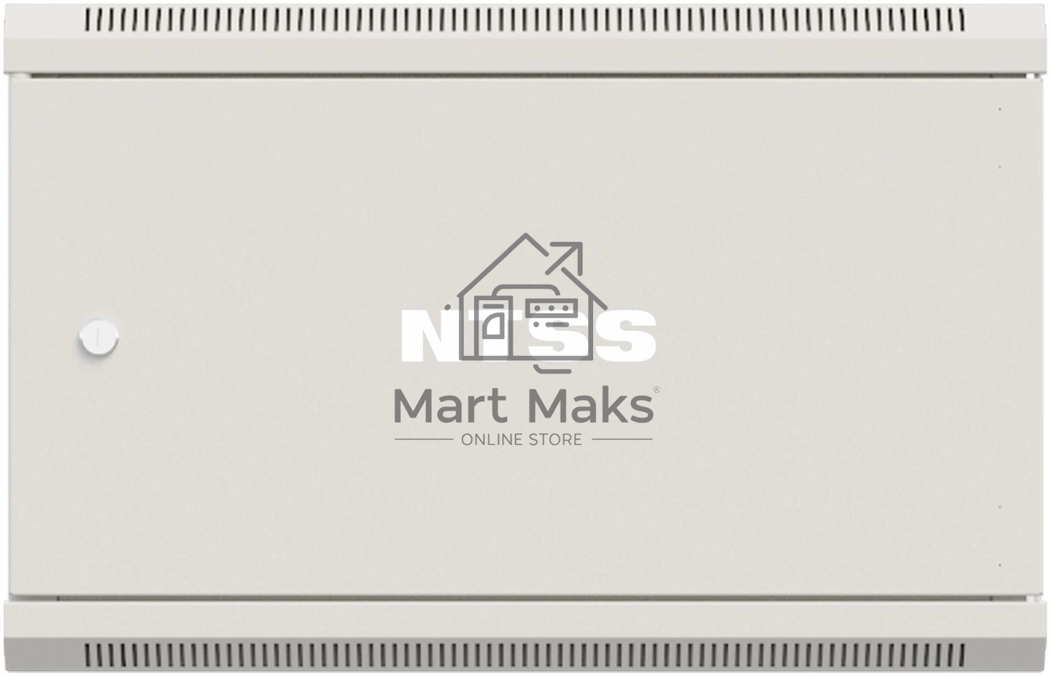Шкаф коммутационный NTSS Премиум (NTSS-W6U6045FD) настенный 6U 570x450мм пер.дв.металл 60кг серый 350мм 18кг 220град. 370мм IP20 сталь