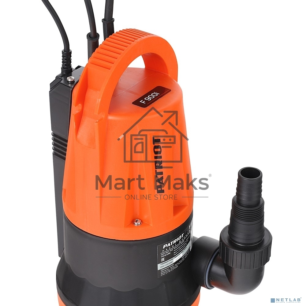 Насос садовый дренажный Patriot F 900i 920Вт 14000л/час
