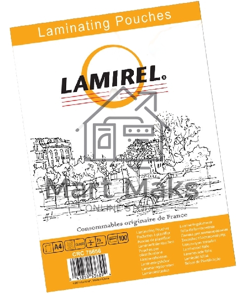 Пленка для ламинирования Lamirel LA-78656 75мкм A4 (100шт) 216x303мм