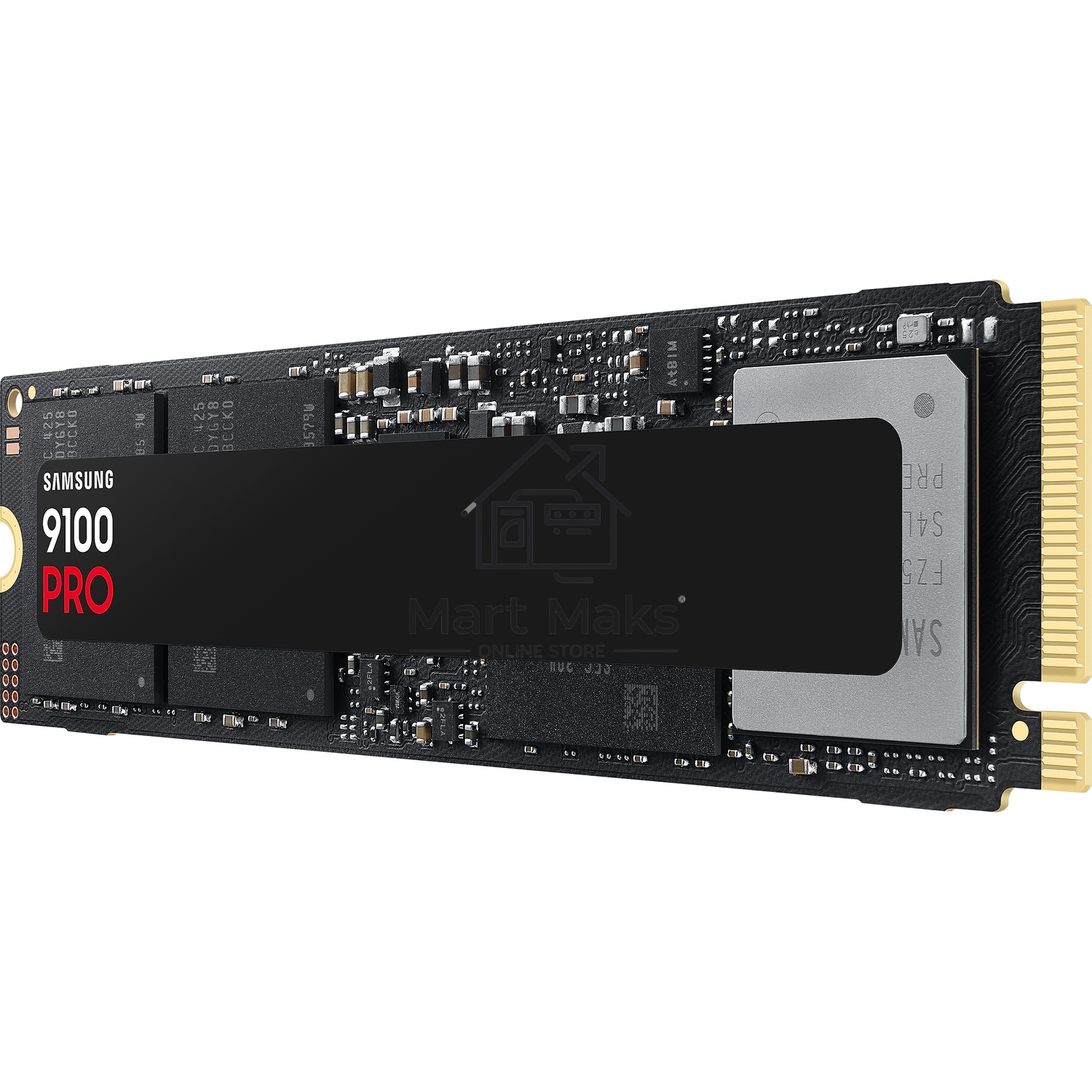 Твердотельный диск 2TB Samsung 9100 PRO, M.2, PCI-E 5.0 x4, TLC 3D NAND R/W - 14800/13400 MB/s