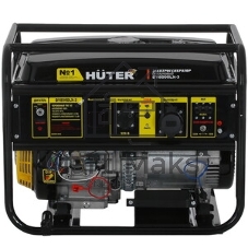 Электрогенератор бензиновый Huter DY8000LX-3, 7 кВт, 91 дБ, 74.8 кг