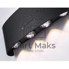 Светильник Ambrella light ST4464/8 BK черный IP65 LED 4200K 8W 210*80*46