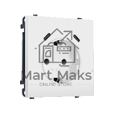 Комплект механизма электрической розетки SIGMA Белый мягкое касание 2USB С+C 20W (быст. зар.) с/з с/ш 16A-250V QUANT PRO (SP8305, PR165) Комплект механизма электрической розетки SIGMA Белый мягкое касание 2USB С+C 20W (быст. зар.) с/з с/ш 16A-250V QUANT PRO (SP8305, PR165)