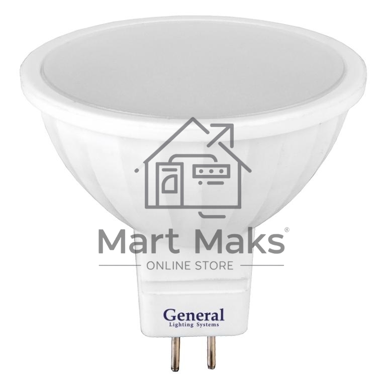 Лампа Светодиодная General  GLDEN-MR16-10-GU5.3-12-6500 1/10/100