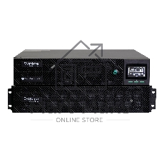 Источник бесперебойного питания Systeme Electric Smart-Save Online SRV 10000 ВA, 10000 Вт, 230 В, 1:1, 2U+2U, конвертируемый форм-фактор, 16 шт. АКБ, 12В 9Ач, клеммы, размеры 440x600x174 мм