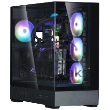 Компьютерный корпус ZALMAN P40 Prism, ATX, черный, WINDOW, 2x3.5