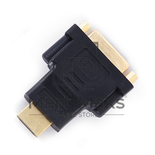 Переходник Gembird Переходник HDMI-DVI 19M/25F, золотые разъемы, пакет(A-HDMI-DVI-3)