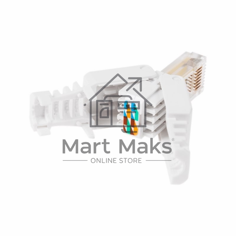 Разъем Rexant RJ-45(8P8C) под витую пару, UTP, категория 5e, самозажимной