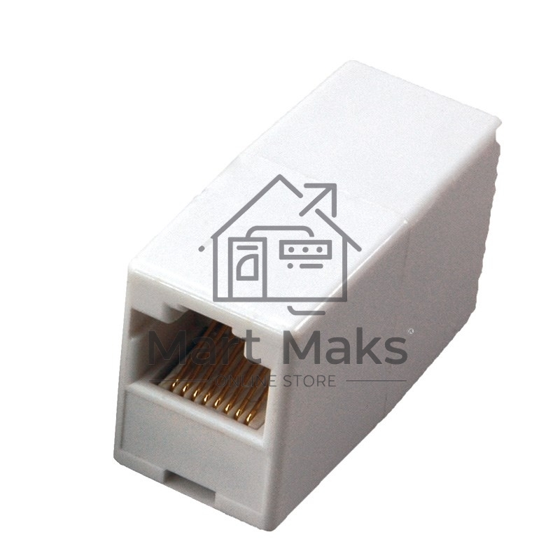 Проходной адаптер Rexant, RJ-45(8P-8C), UTP неэкранированный, категория 5e, (гнездо-гнездо)