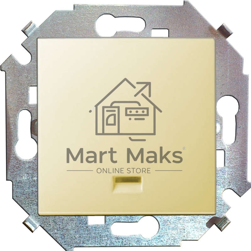 Механизм выключателя 1-кл. СП Simon15 16А IP20 с индик. сл. кость Simon 1591104-031