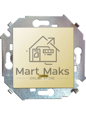 Механизм выключателя 1-кл. СП Simon15 16А IP20 с индик. сл. кость Simon 1591104-031