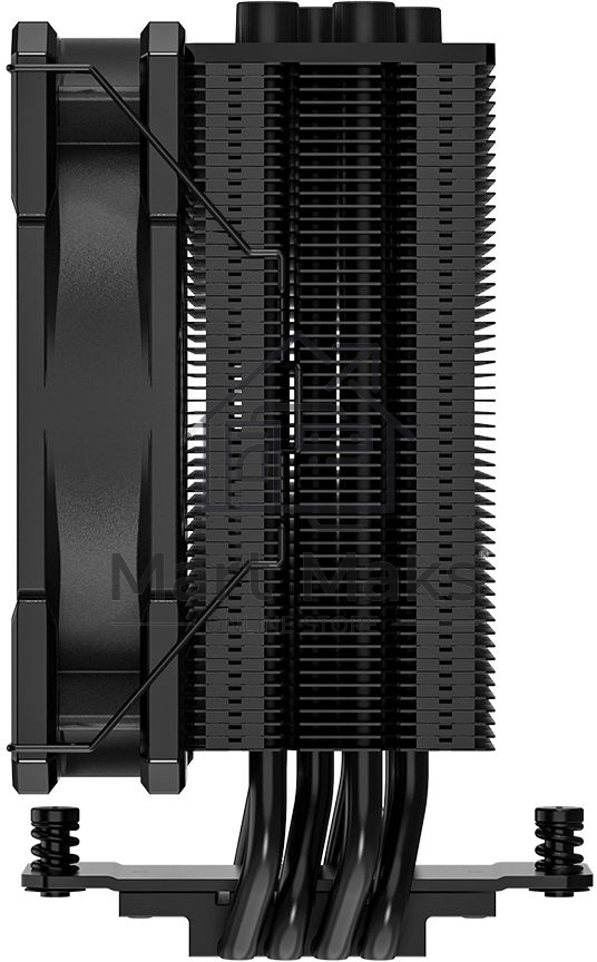 Кулер ID-COOLING SE-224-XTS черный 120мм алюминий+медь 1500rpm 29db 4-pin 220W 151мм