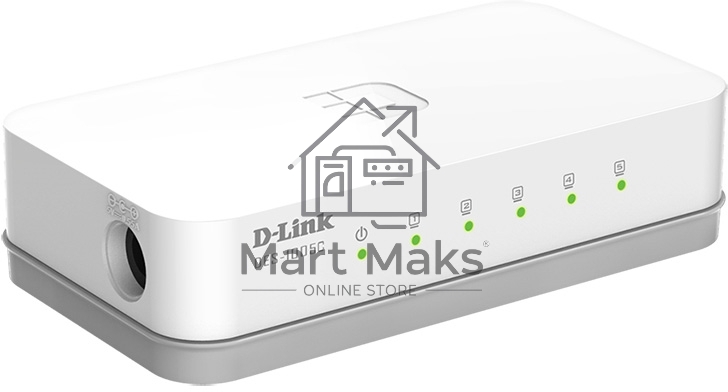 Коммутатор D-Link DES-1005C/B1A, 5-port UTP 10/100Mbps Auto-sensing, Stand-alone, Unmanaged Palm-top Fast Ethernet Switch