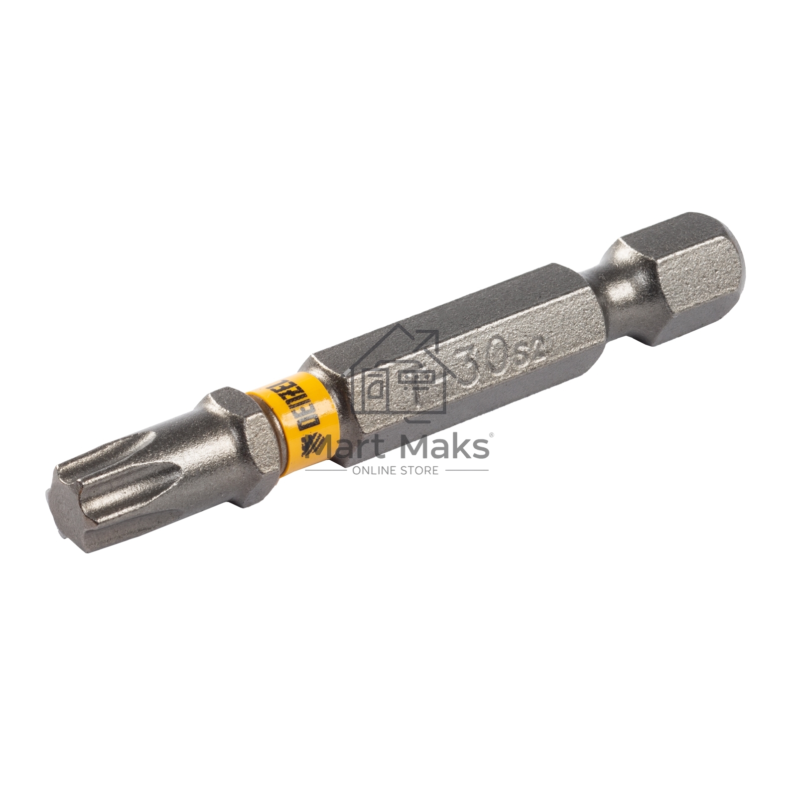 Набор бит TORX 30х50, сталь S2, шестигранный профиль, 10 шт. Denzel