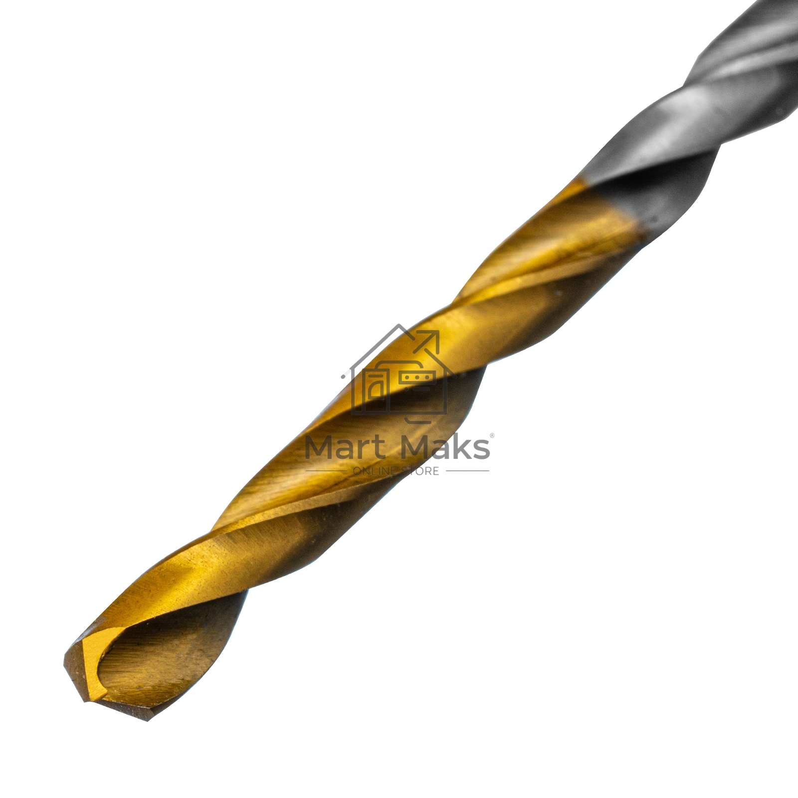 Сверло спиральное по металлу 3,5 x 70мм, Р6М5, Golden Tip, 2шт. Denzel