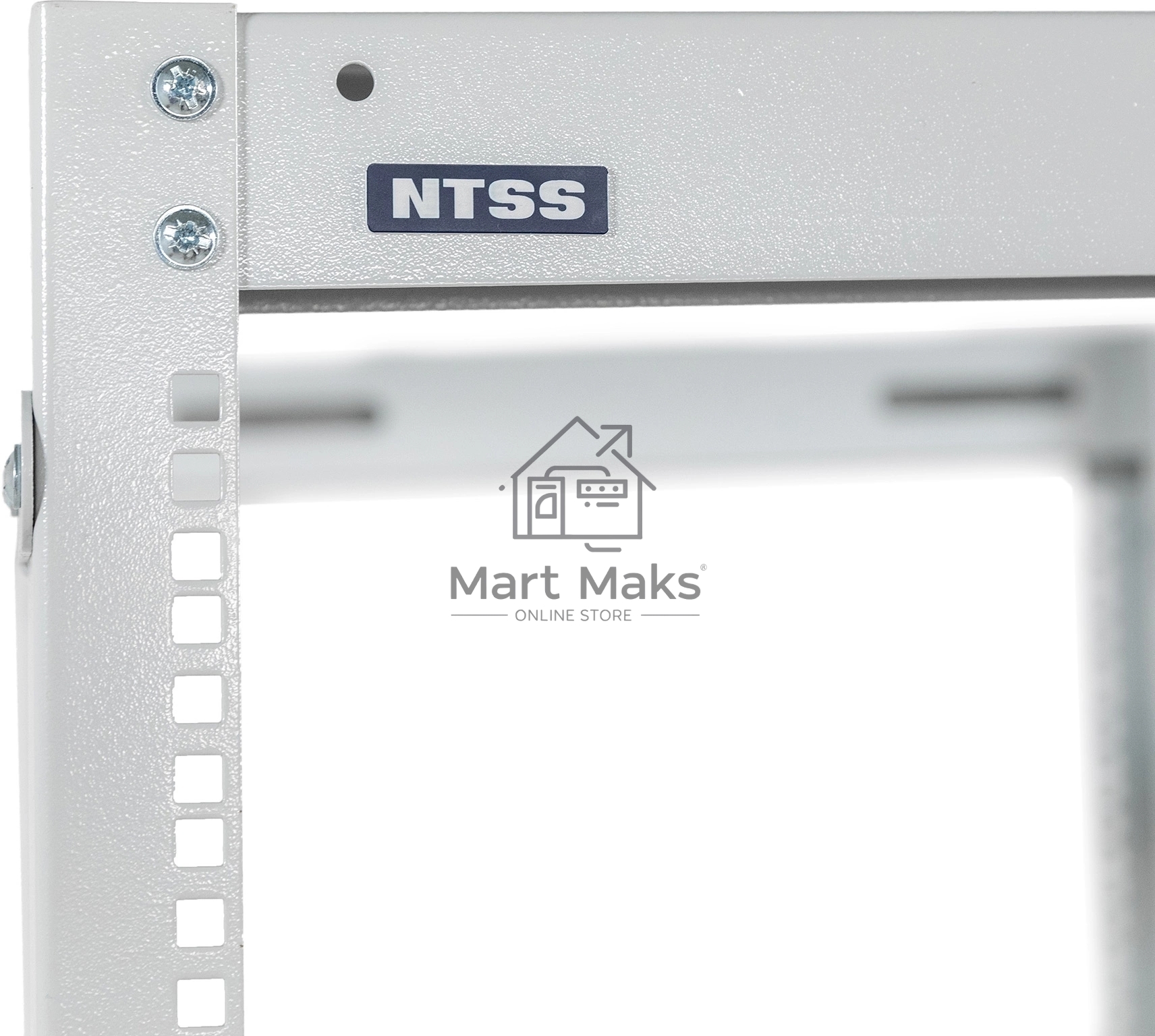 Стойка двухрамная NTSS NTSS-2POR24U/600-1000 24U 550ммx1000мм 600кг серый