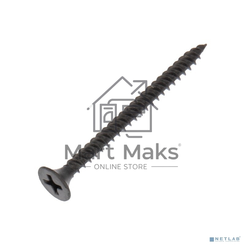 Саморез гипсокартон-металл KRANZ 3.5х45, пакет (50 шт./уп.)