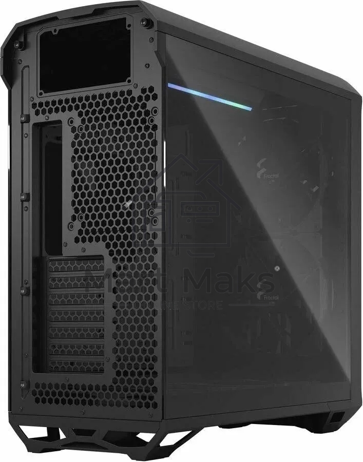 Компьютерный корпус Fractal Design Torrent Black TG Light Tint / E-ATX, TG, 2x3.5, 4x2.5, 7xPCI, 1xUSB-C, 2xUSB3.0 / 2x180mm, 3x140mm fans inc. / FD-C-TOR1A-01