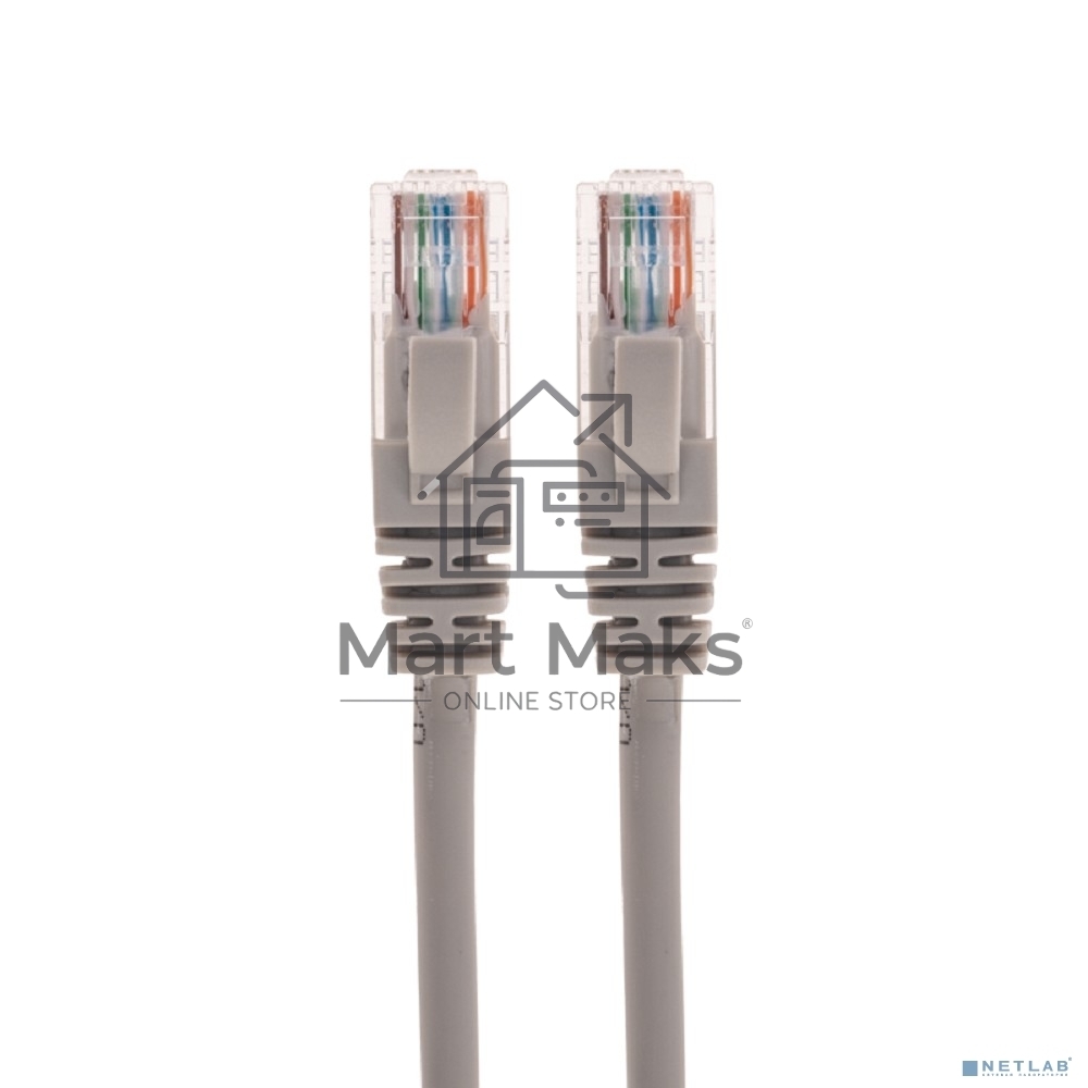 Патч-корд U/UTP, CAT 5e, RJ45-RJ45, 26AWG, ZH нг(А)-HF, серый, 3м Rexant