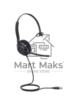 Гарнитура проводная Yealink UH35 Mono UC черный 1308138