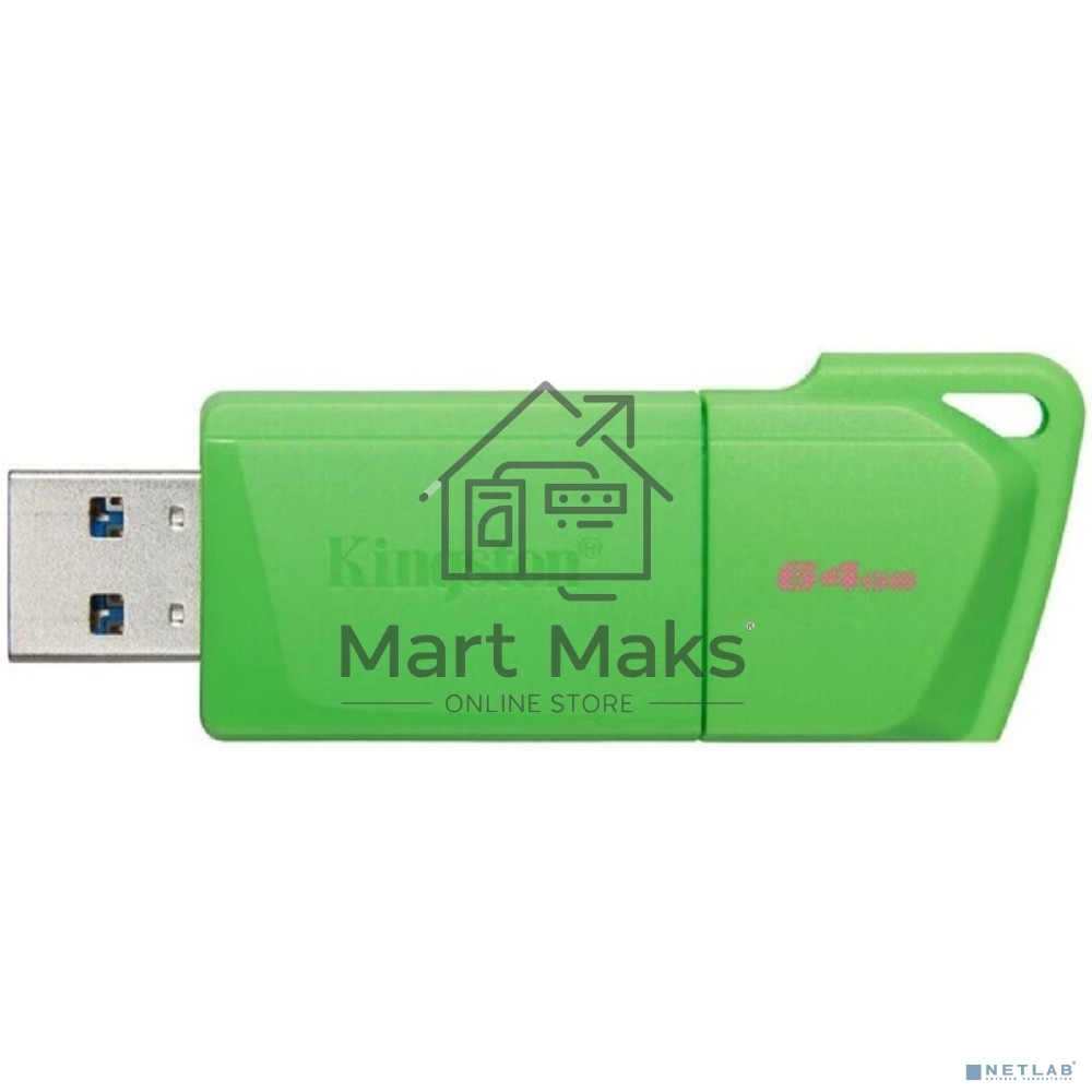 Флэш-накопитель Kingston USB 64 Gb USB 3.2 DT Exodia M DTXM - NEON (GREEN)