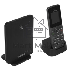 Телефон DECT-трубка Yealink W73P DECT (база W70B+трубка W73H) до 10 SIP-аккаунтов, до 10 трубок на базу, до 20 одноврем. Вызовов