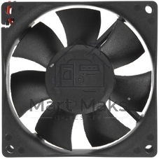 Вентилятор для корпуса Rexant RX 8025MS 24VDC черный, 80 мм, 2600 об/мин, 30 дБ, 2 pin