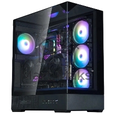 Компьютерный корпус ZALMAN P40 Prism, ATX, черный, WINDOW, 2x3.5