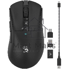 Мышь беспроводная/проводная A4Tech Bloody R73 Pro черный, 26000 dpi, USB Type-A, радиоканал, кнопки - 7