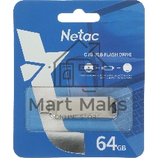 Флешка USB Netac U782C dual USB 3.0+TypeC 64Gb, retail version
