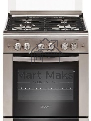 Плита газовая Gefest 6100-02 0004 серебристый, конфорок 4 газовых, духовка 52 л, 60 см x 85 см x 60 см