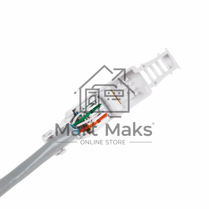 Разъем Rexant RJ-45(8P8C) под витую пару, UTP, категория 5e, самозажимной