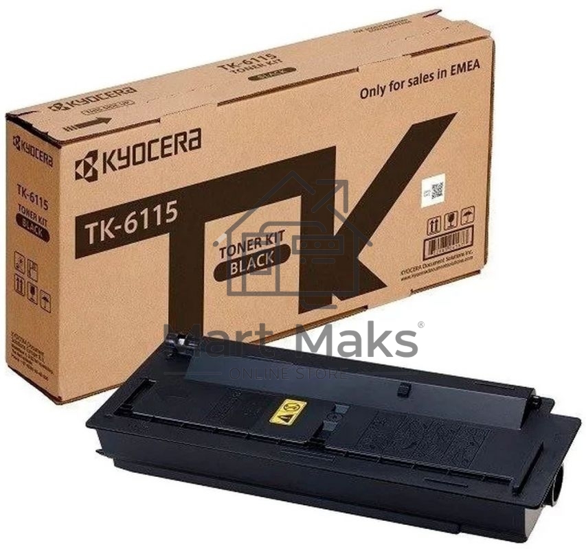Картридж лазерный Kyocera TK-6115 (1T02P10NL0) черный для M4125idn/M4132idn 15000 стр.