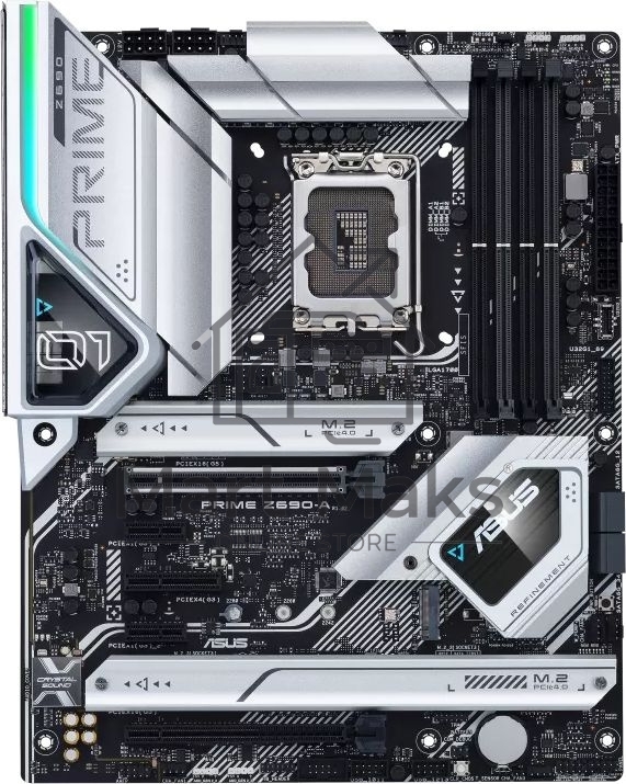 Материнская плата ASUS PRIME Z690-A, LGA1700, Z690, 4*DDR5, HDMI+DP, CrossFireX, SATA3 + RAID, Audio, Gb LAN, USB 3.2, COM*1 header (w/o cable), ATX ; 90MB18L0-M0EAY0