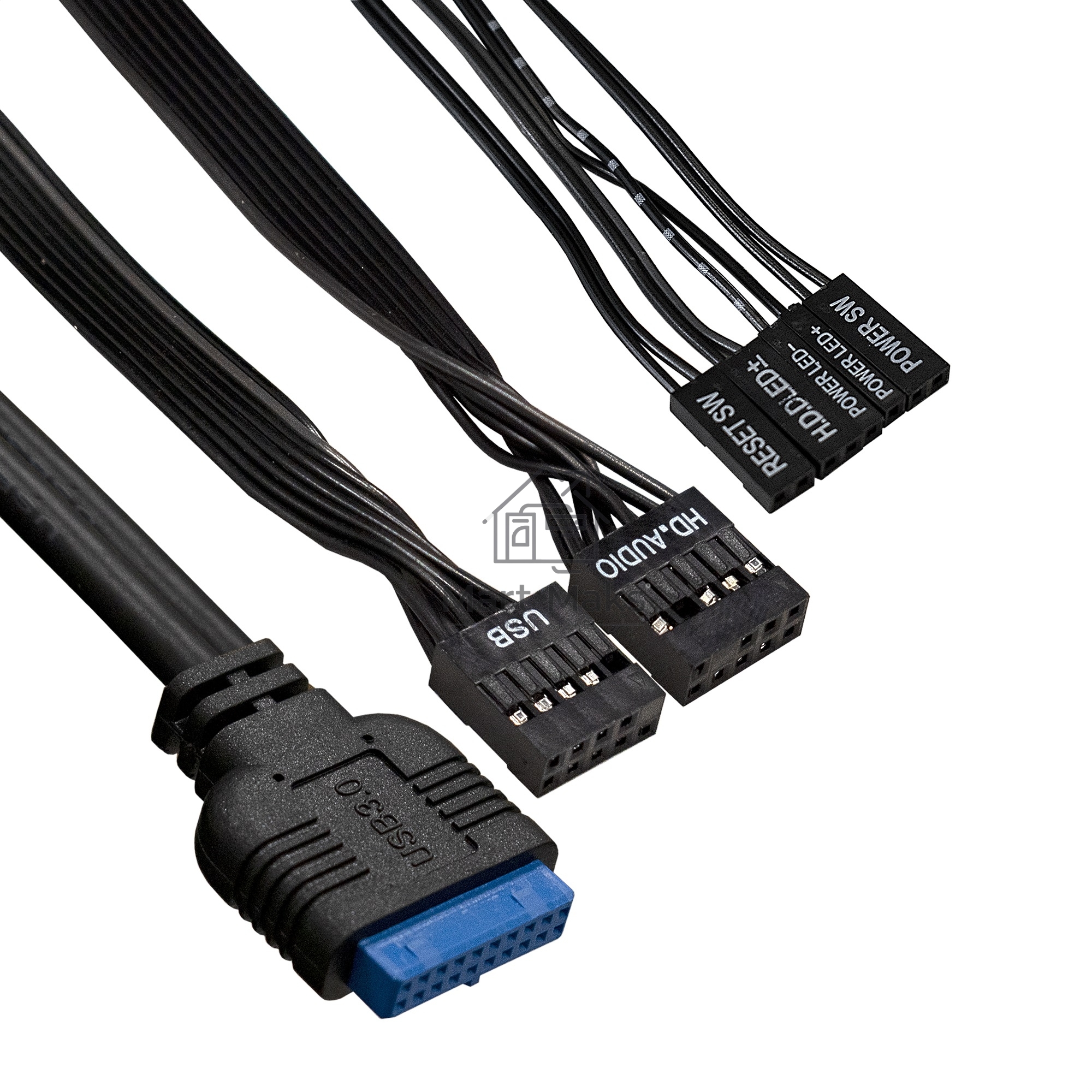 Компьютерный корпус Minitower ExeGate BAA-114U2 (mATX, без БП, 1*USB+2*USB3.0, аудио, черный)