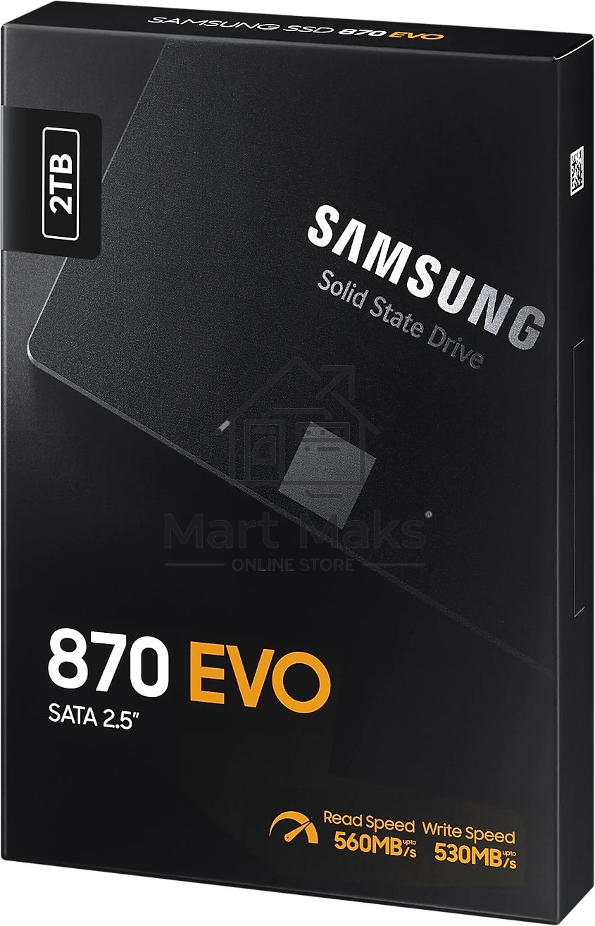 Накопитель SSD Samsung 2Tb 870 EVO Series MZ-77E2T0B/EU