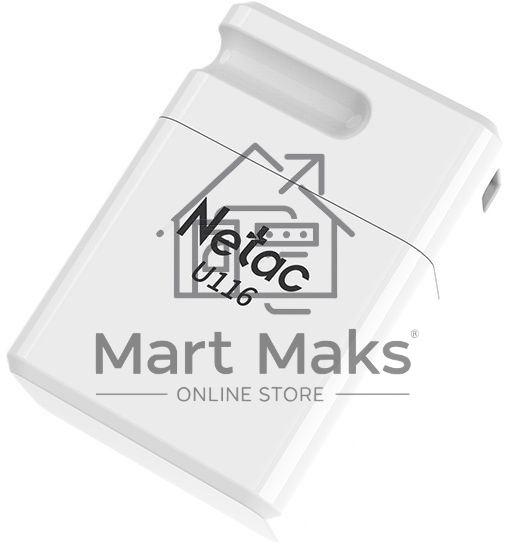 Флешка USB Netac 4GB U116 NT03U116N-004G-20WH USB2.0 белый