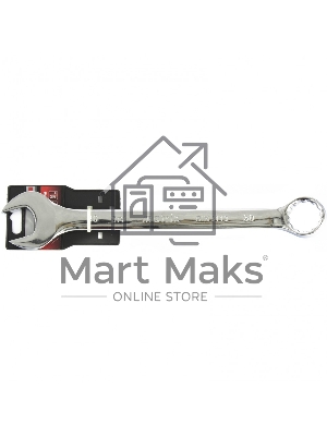 Ключ комбинированный Matrix, 30 мм, CrV, полированный хром