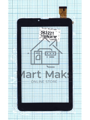 Сенсорное стекло (тачскрин) CY70S280-00, черное