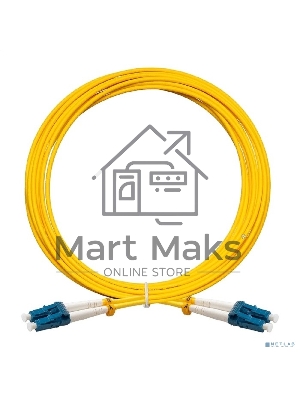 Патч-корд волоконно-оптический ExeGate FC-D-9-LC-LC-5M-LSZH (Шнур ВО SM 9/125 (OS2/G.652.D), LC/UPC-LC/UPC, Duplex, LSZH, 5м)