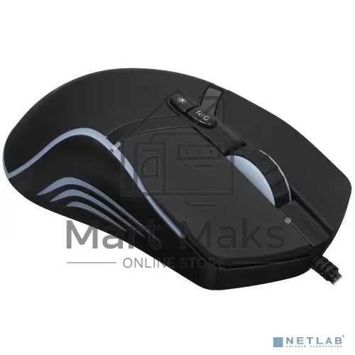 Мышь проводная Acer OMW144 черный, 3200 dpi, USB, кнопки - 7