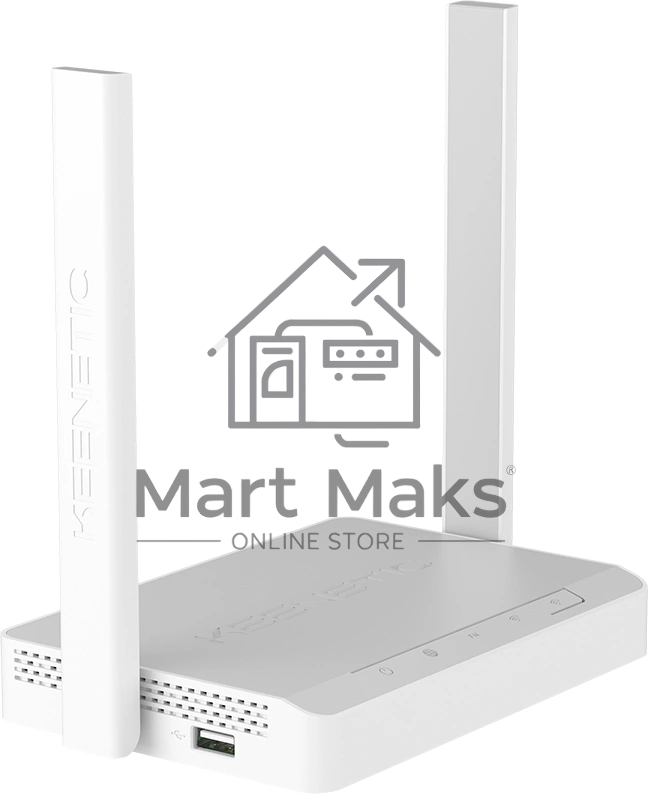 Интернет-центр Keenetic Extra (KN-1714) с Mesh Wi-Fi 5 AC1200, 4-портовым Smart-коммутатором и портом USB
