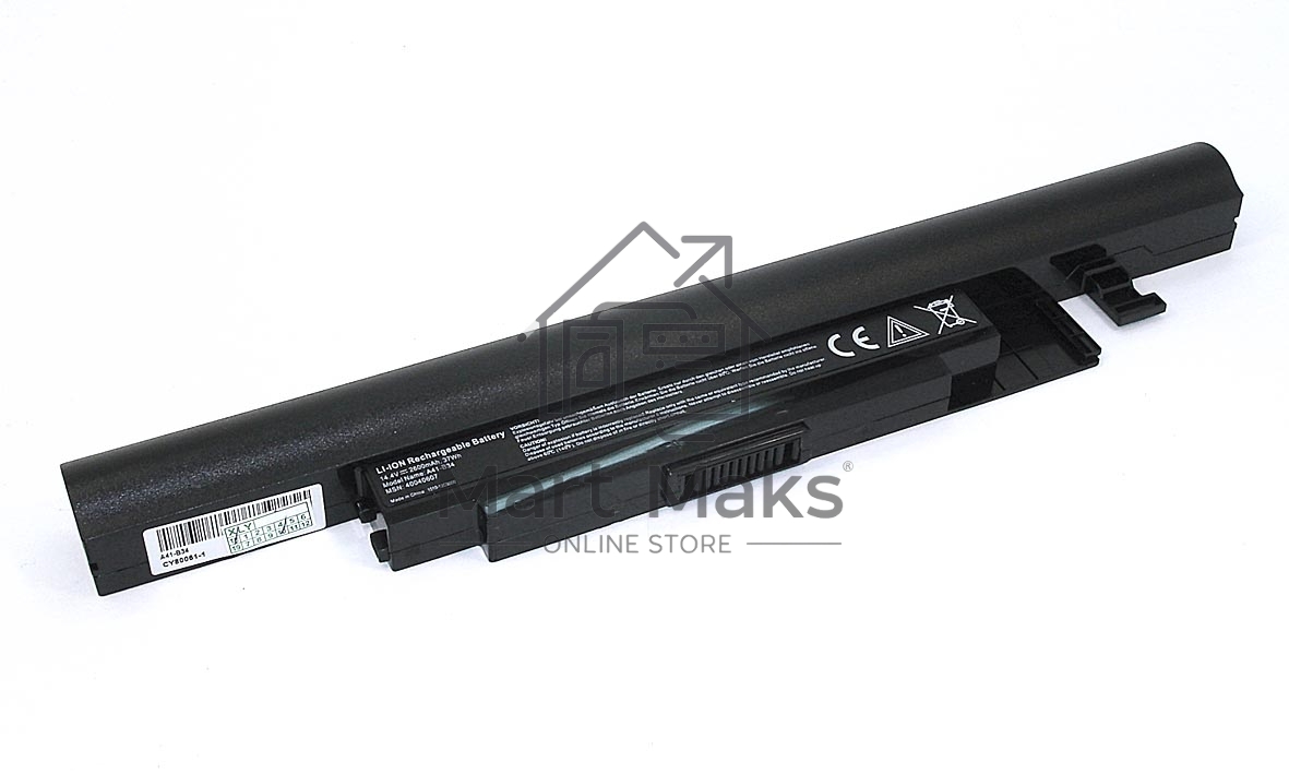 Аккумуляторная батарея для ноутбука DNS HAIER S500 14.4V 2200MAH A41-B34 OEM черная