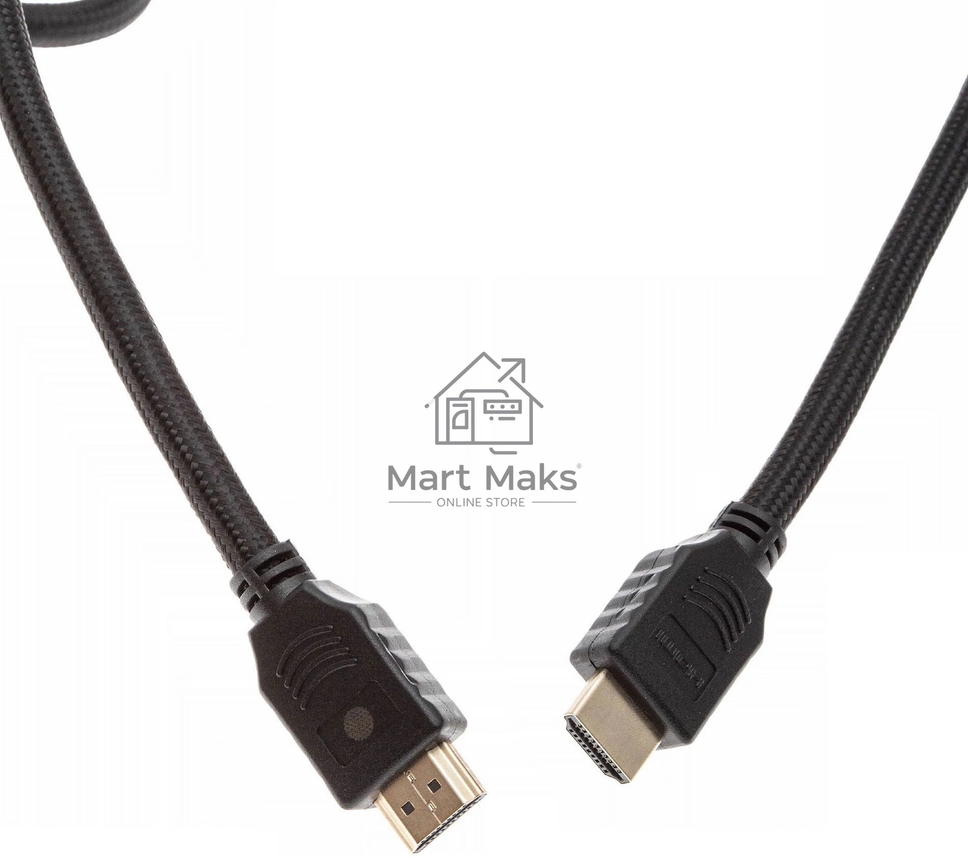 Кабель аудио-видео Cactus CS-HDMI.2-1 HDMI (m)/HDMI (m) 1м. Позолоченные контакты черный