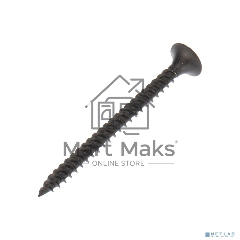 Саморез гипсокартон-металл KRANZ 3.5х45, пакет (50 шт./уп.)
