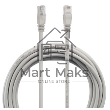 Патч-корд Buro UTP 4 пары cat.5e CCA molded 5м голубой RJ-45 (m)-RJ-45 (m)